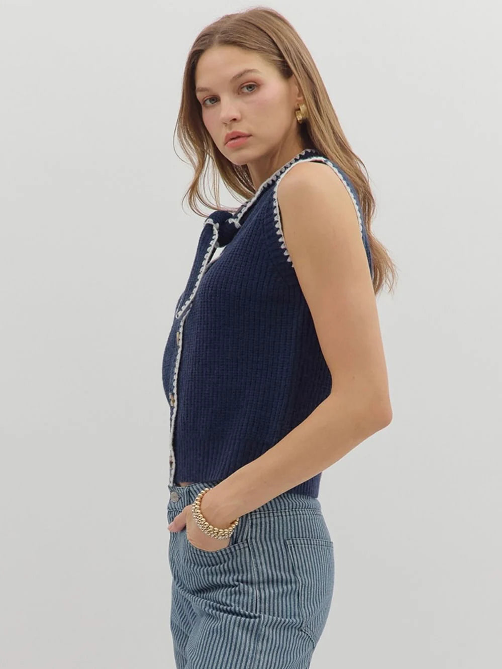 Patty Tie Sweater Top