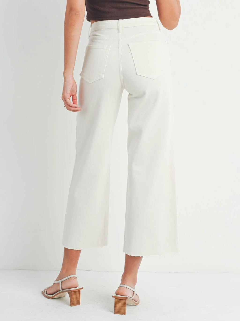 Just Black Denim : Scissor Cut Wide Leg