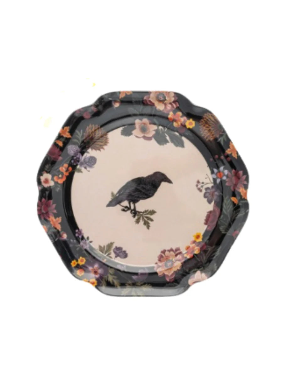 Crow Melamine Salad Plate