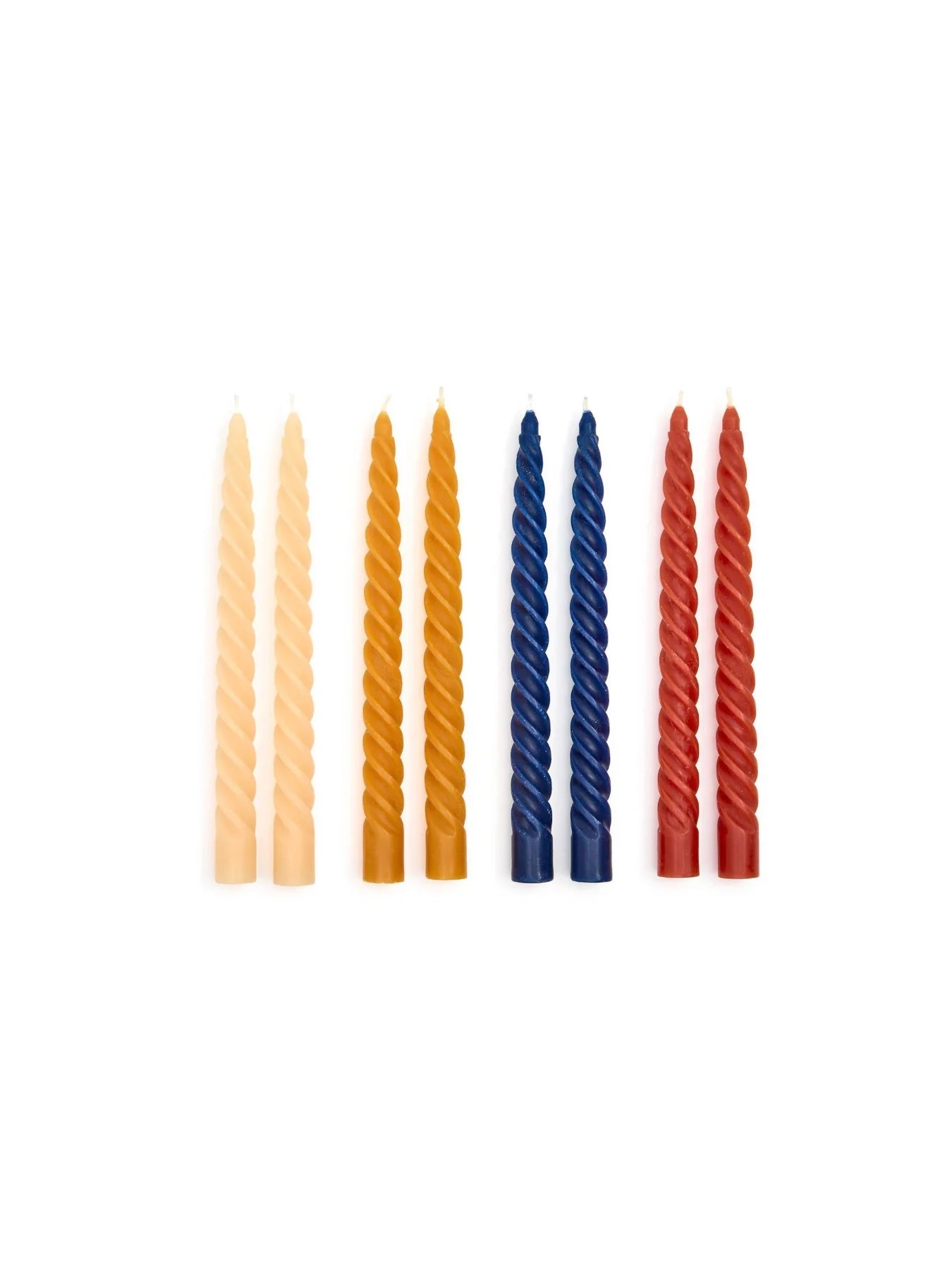 Fall Twist Taper Candle Set