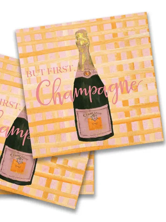 French Graffiti Cocktail Napkins