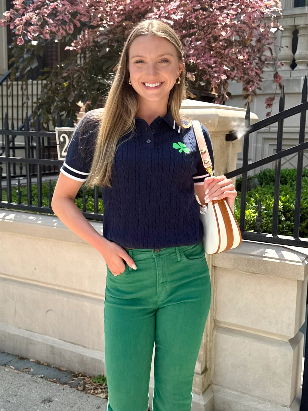 Custom Shamrock Cable Prep Polo