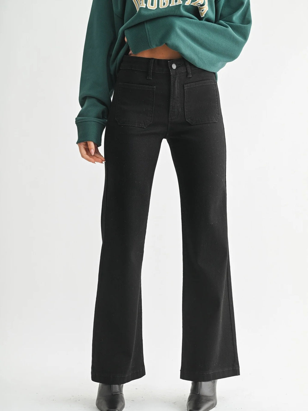 Just USA Jeans : Mini Patch Pocket Flare