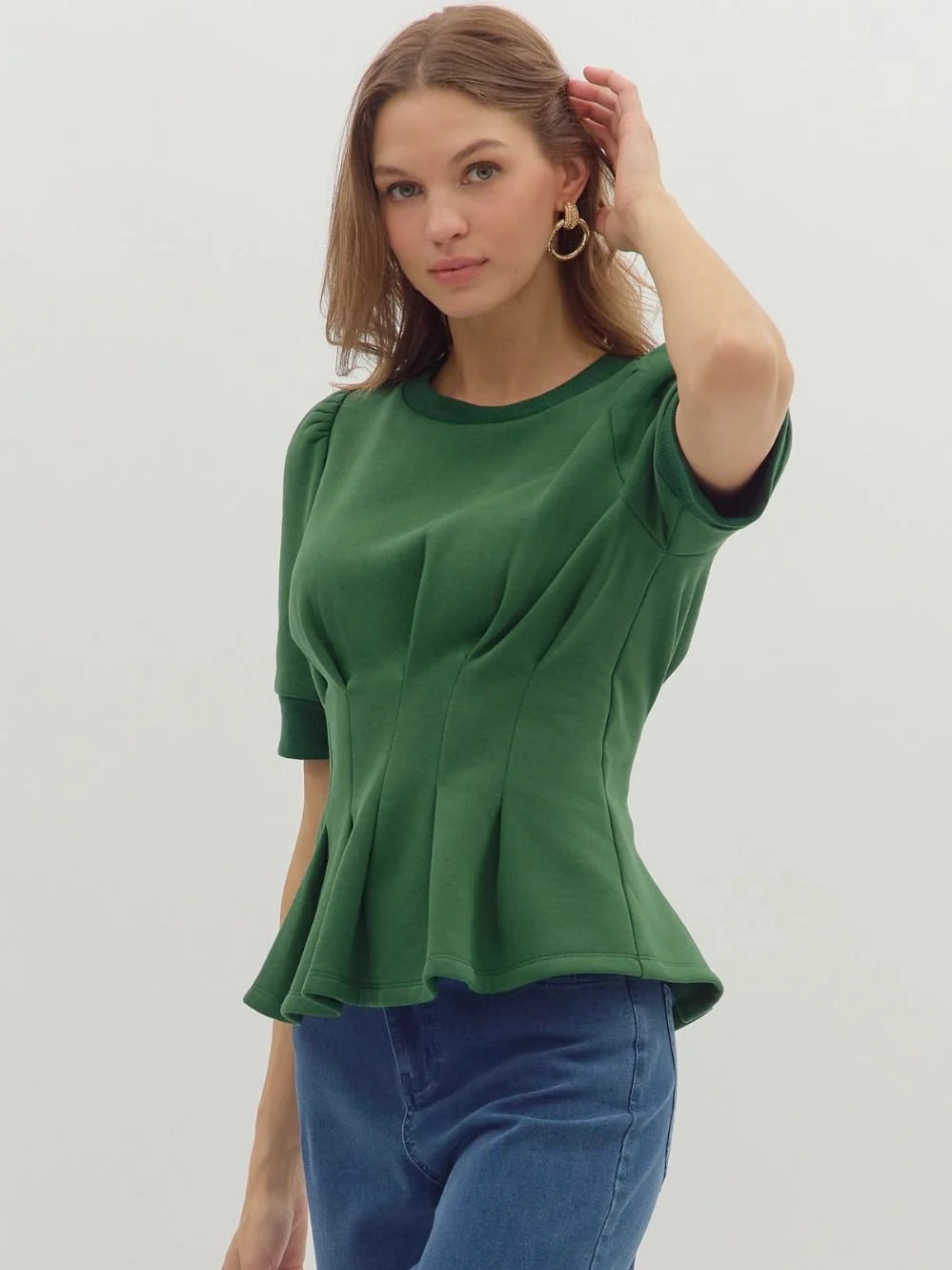 Shasta Peplum Top