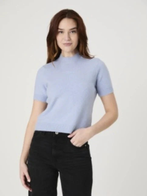 {French Connection} Vhari Knit Mock Neck Top