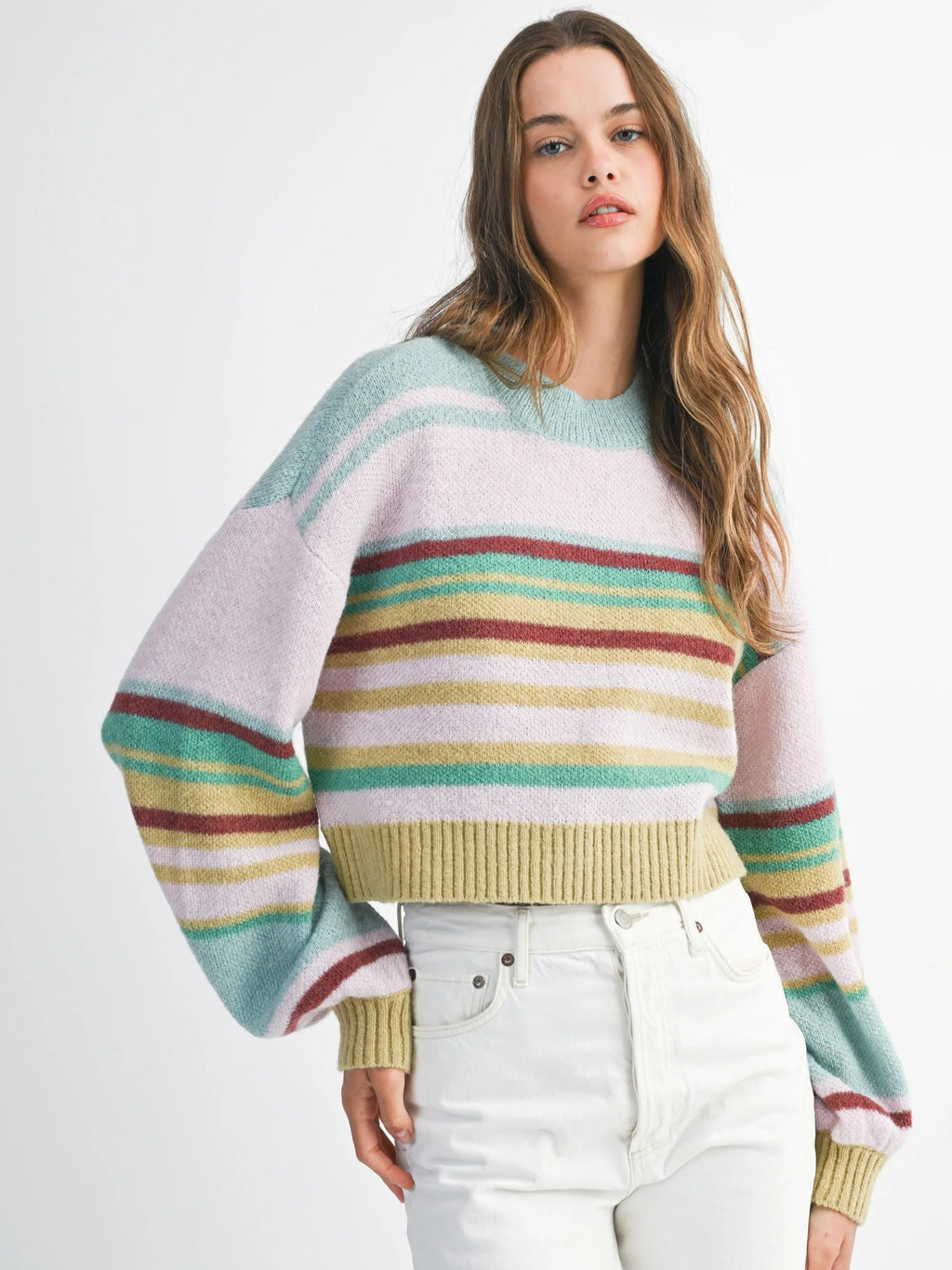 Sandra Stripe Pullover Sweater