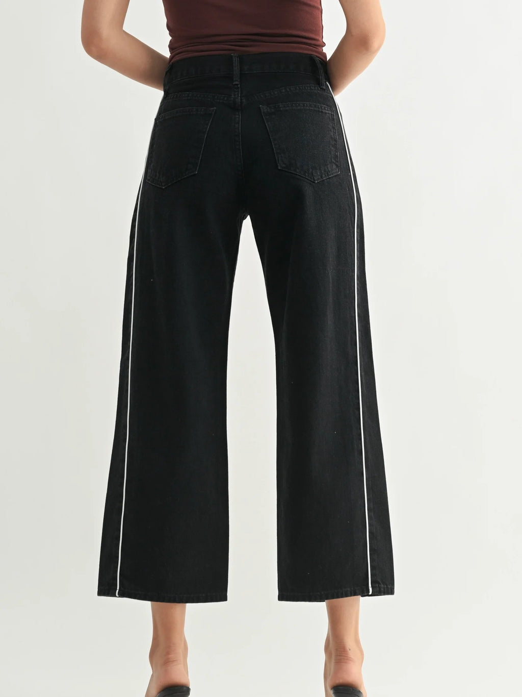 Just Black Denim : Barrel Twist Stripe Jean
