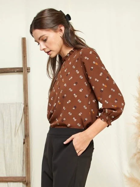Ditsy Fall Top