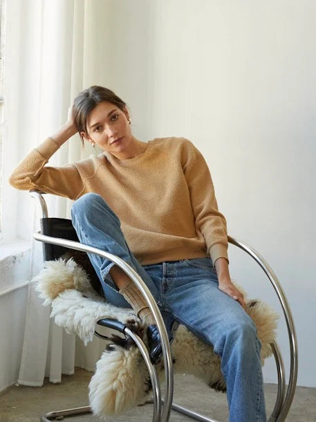 {perfectwhitetee} Ziggy Inside Out Fleece Sweatshirt