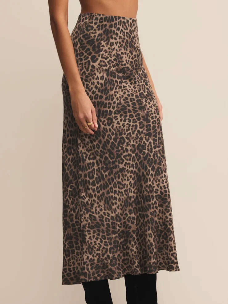 {Z Supply} Izabel Leopard Skirt