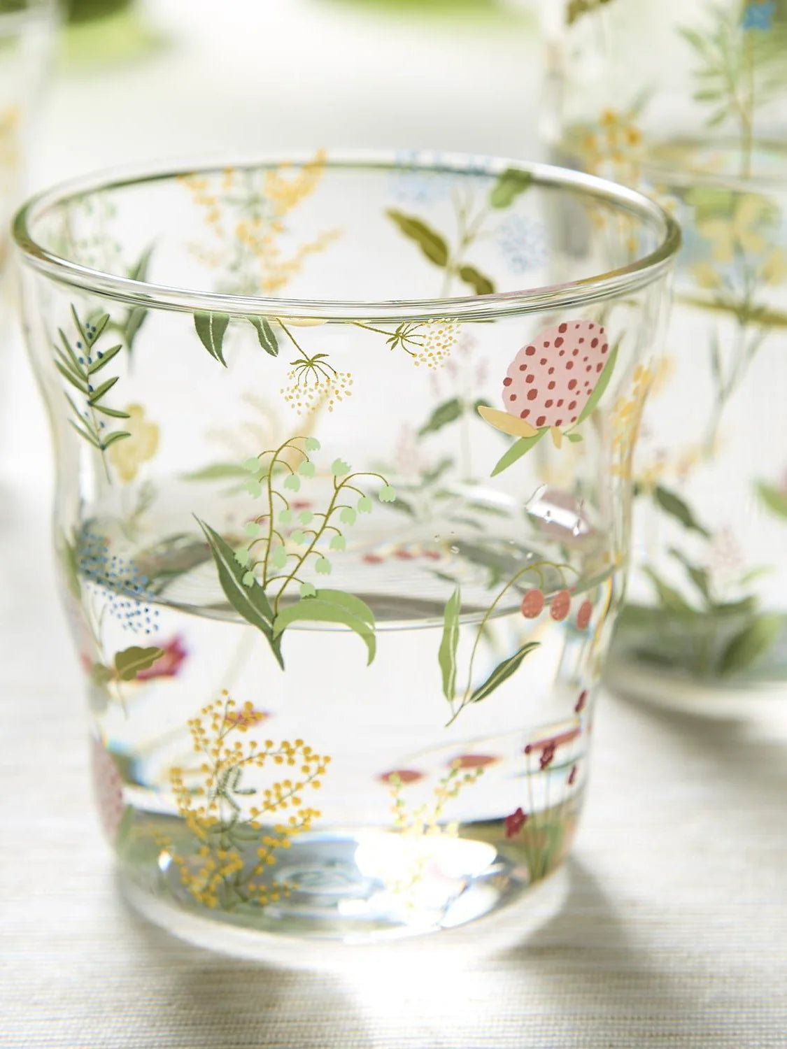 Garden Delight Drinking Glass