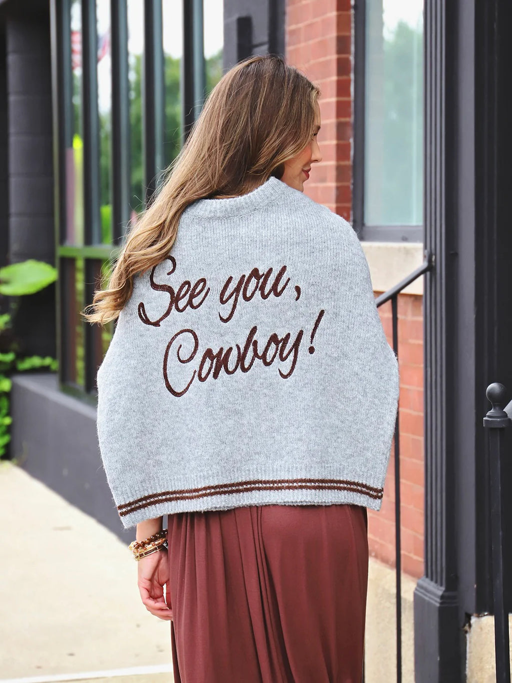 See You Cowboy Sweater
