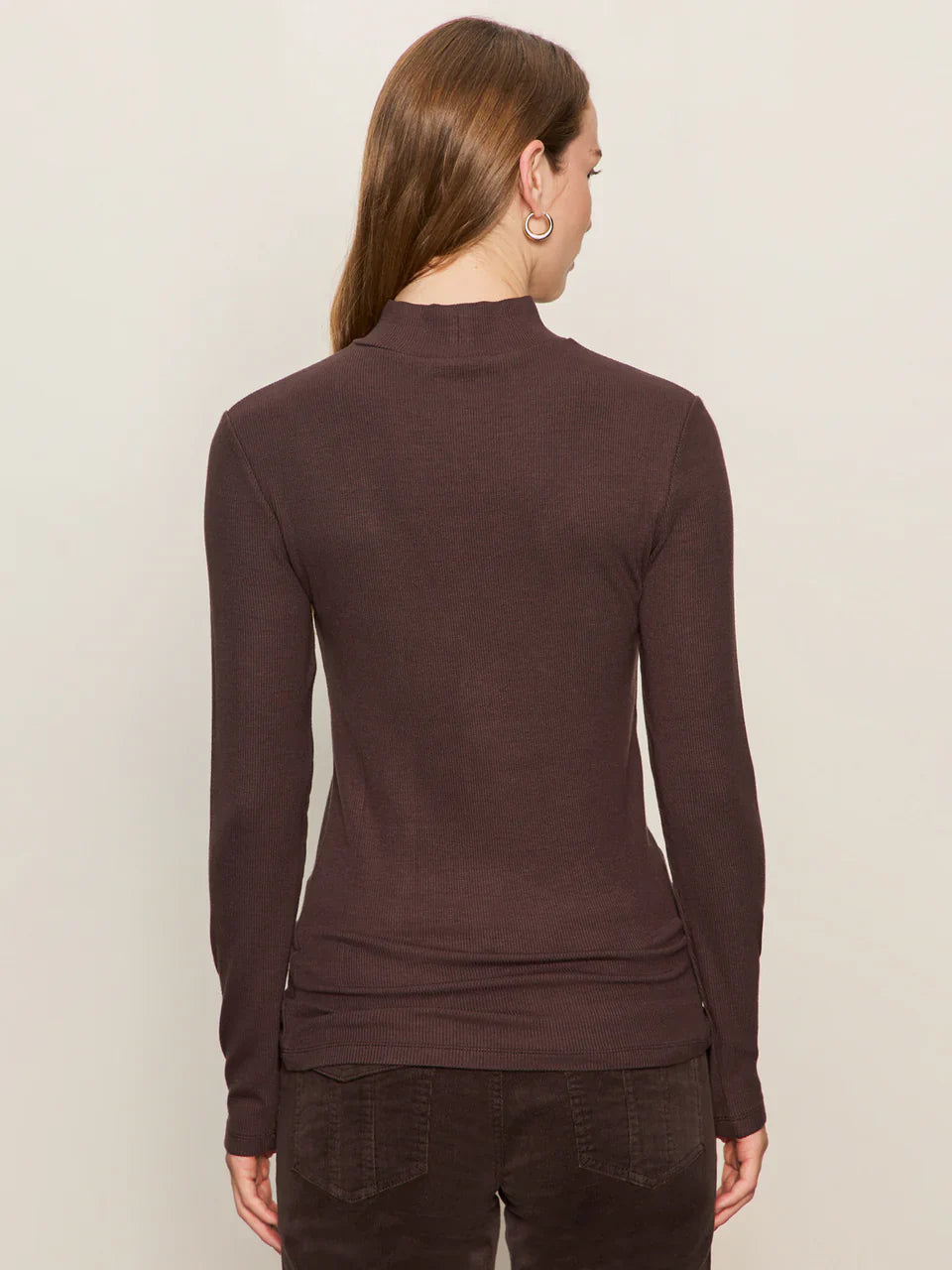 {Sanctuary} Mock Neck Essential Basic Top