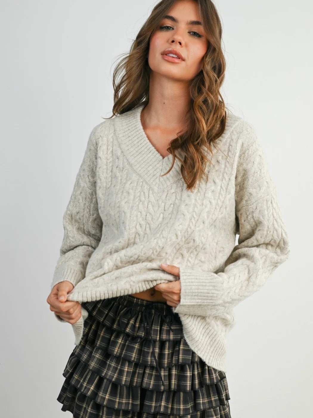 Tonya Cable Sweater