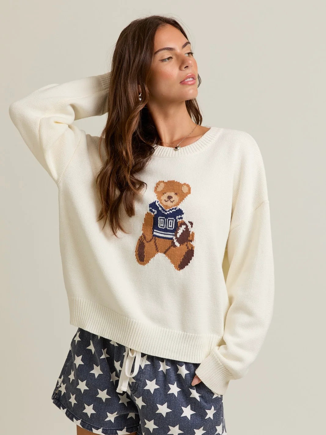 Teddy Football Sweater