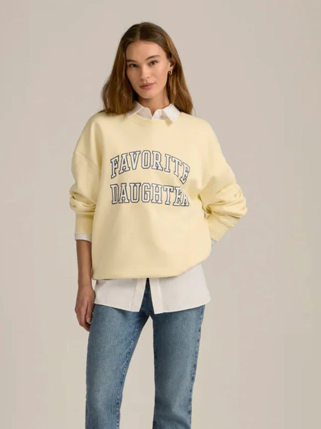 {Favorite Daughter} Collegiate Sweatshirt