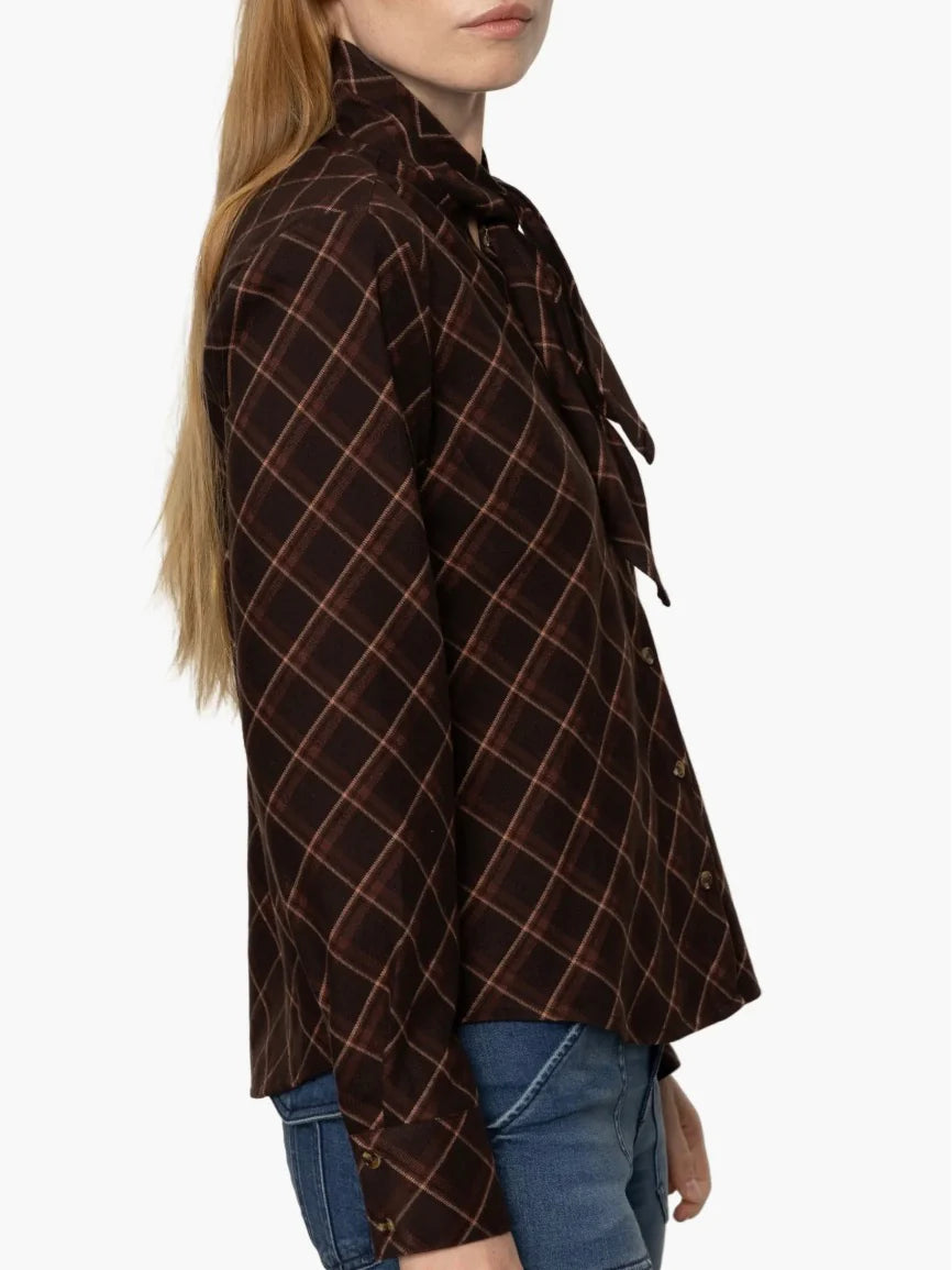 {Sanctuary} Autumn Plaid Blouse