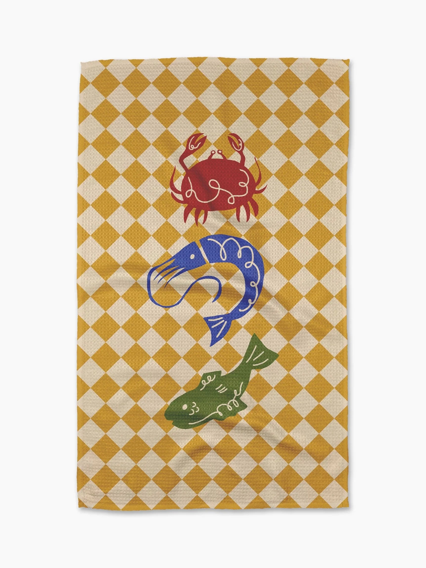 Geometry : El Mar Dos Tea Towel