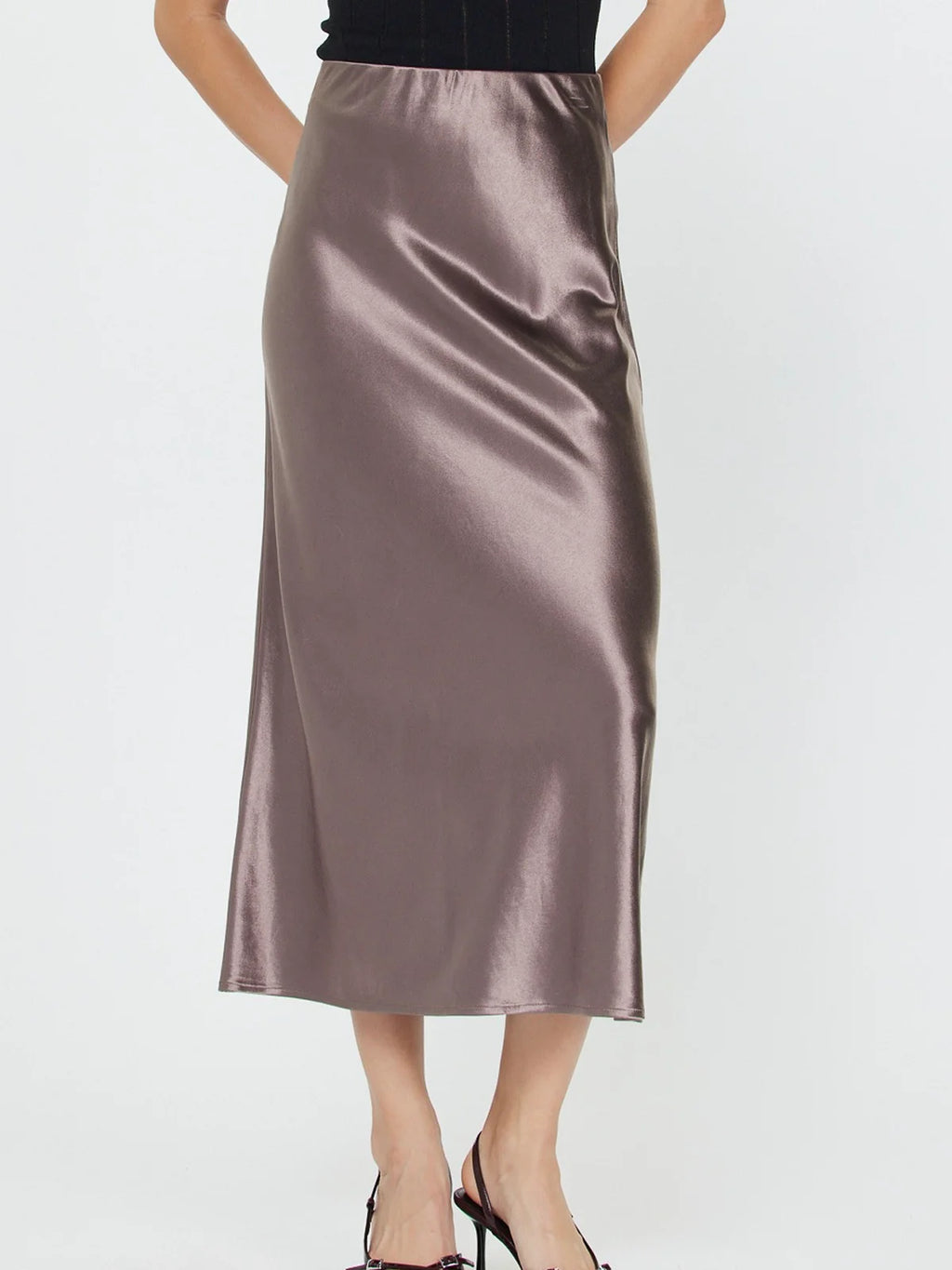 Sadie Satin Skirt