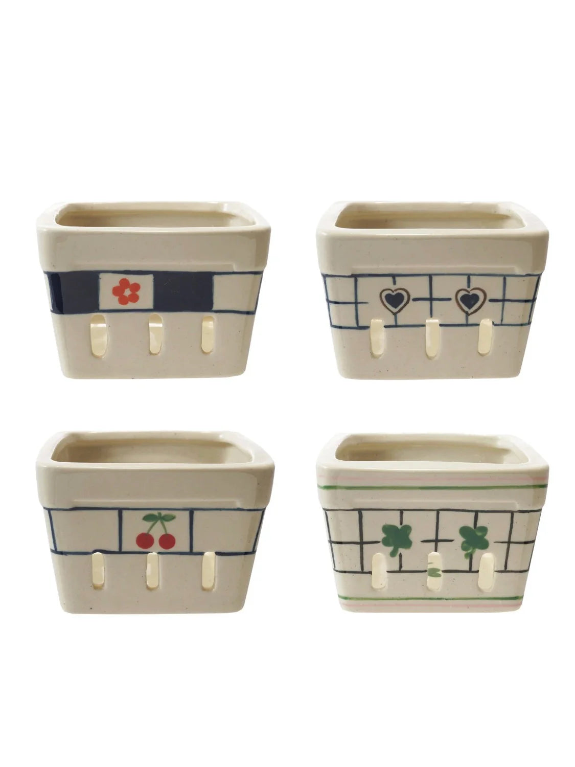 Hand Painted Berry Basket