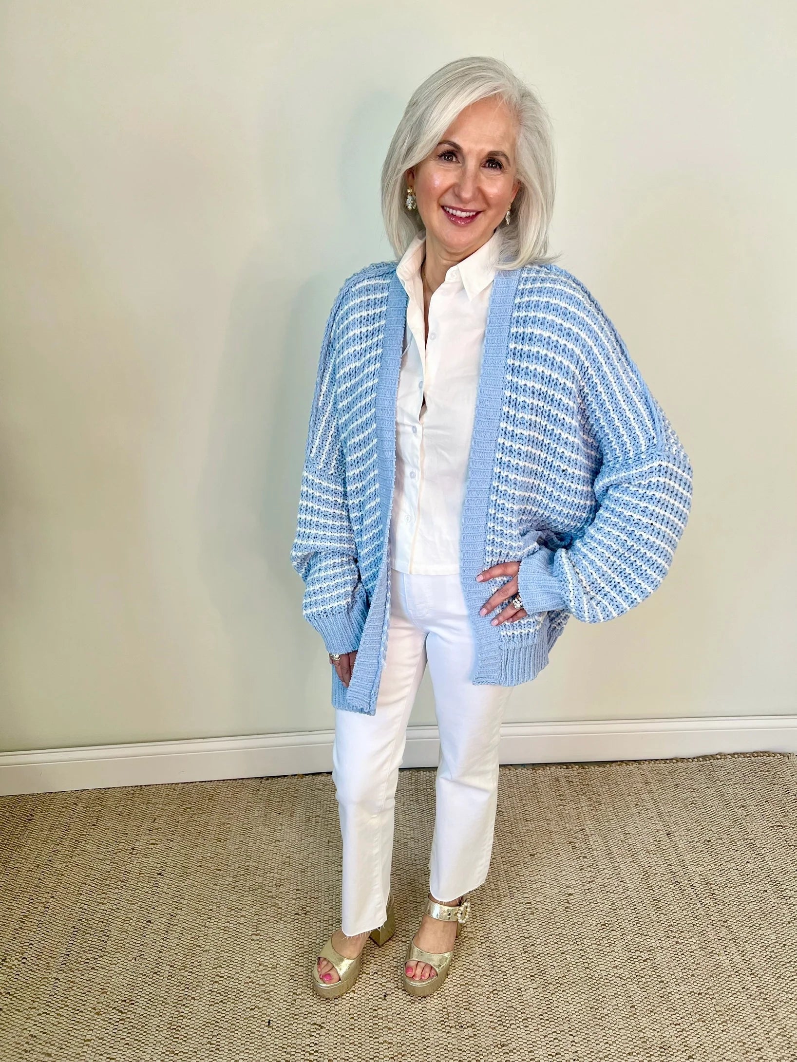Lake Days Stripe Cardigan
