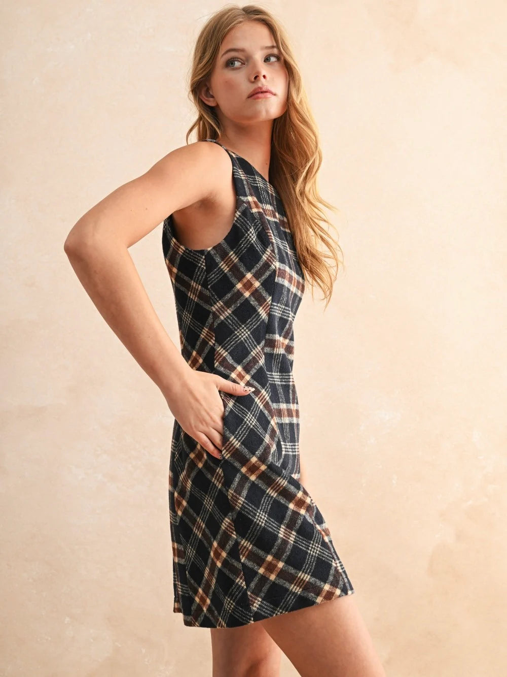Pellegrino Plaid Dress