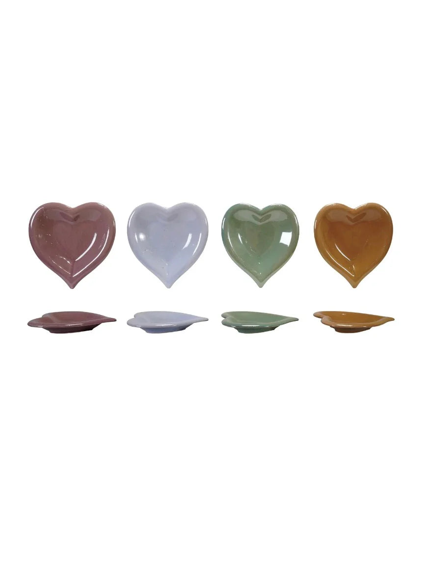 Stoneware 7x6 Heart Dish