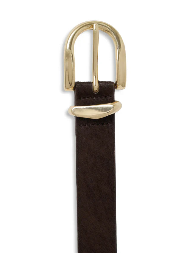 {Sanctuary} All Day Long Calf Hair Belt