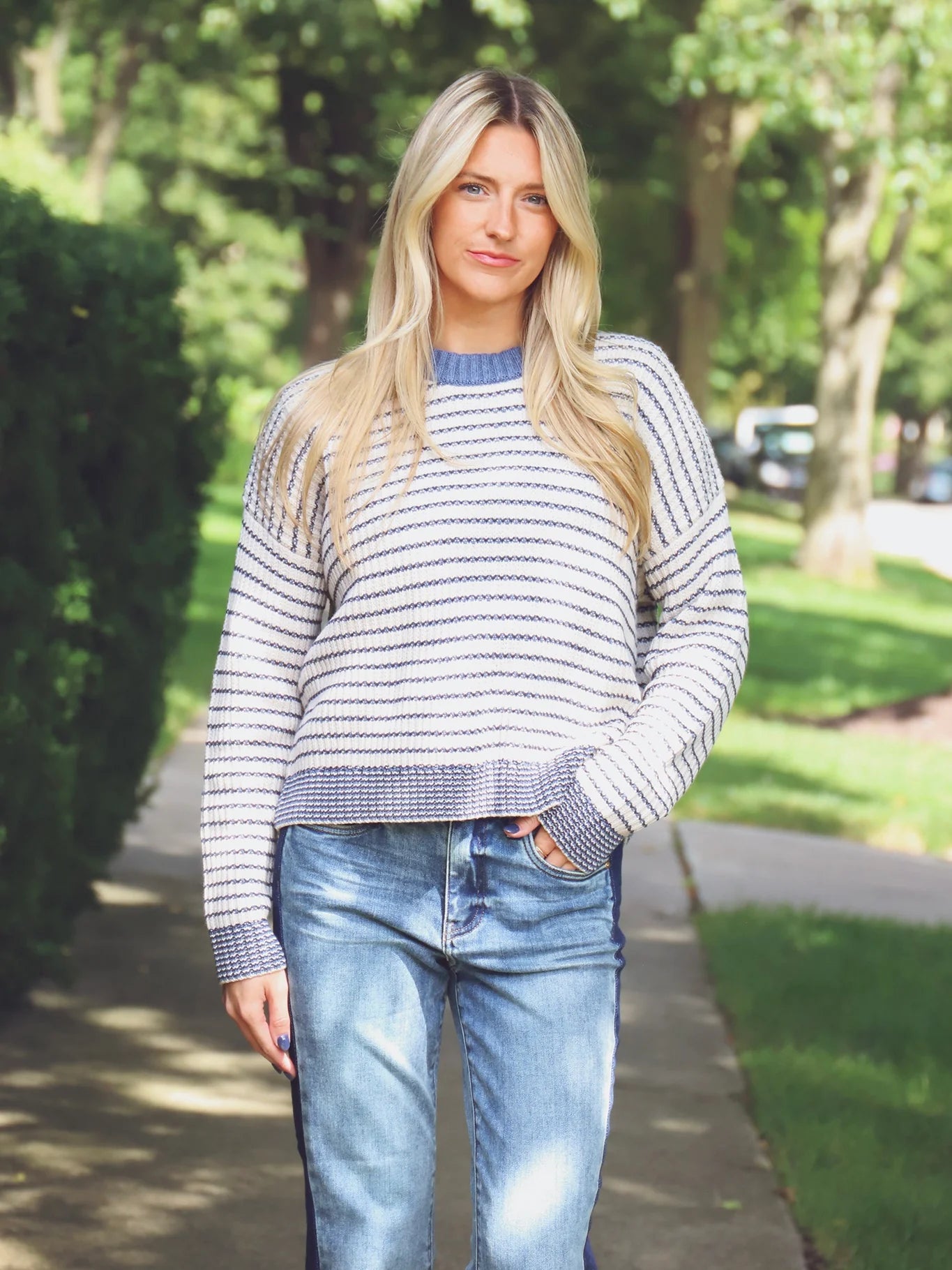 Lucy Stripe Sweater