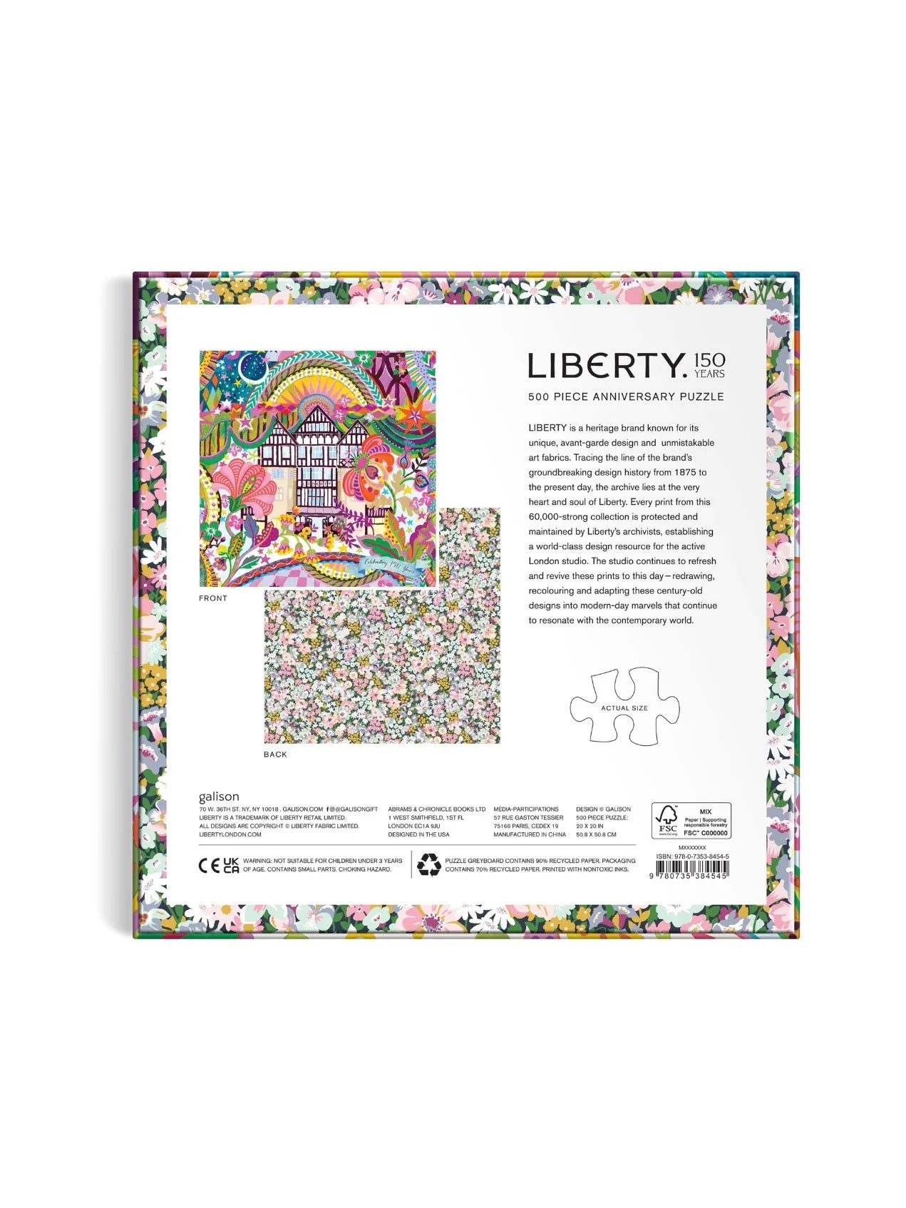 Liberty 150 Years 500 Piece Puzzle
