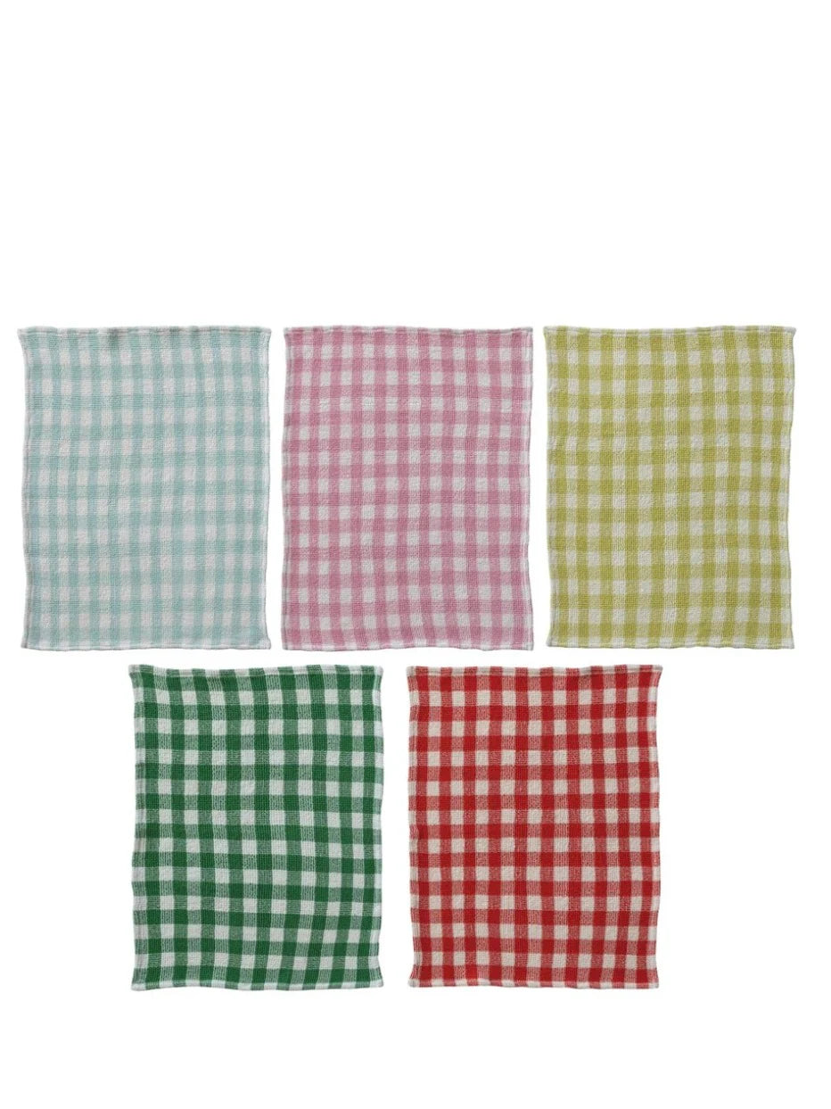 Gingham Cotton Tea Towel