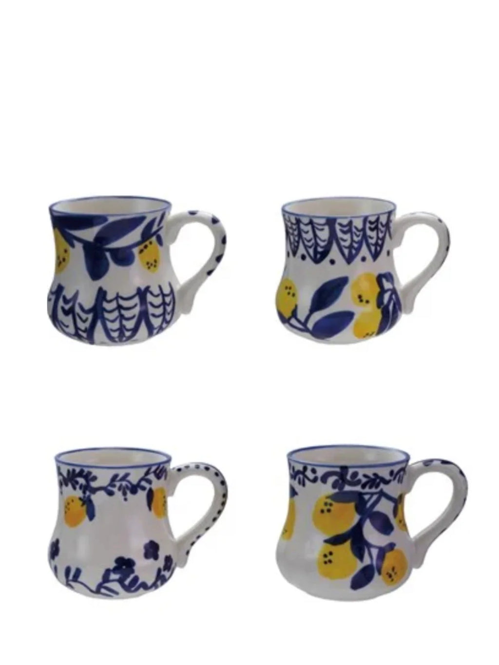 Hand Painted Lemon Mug