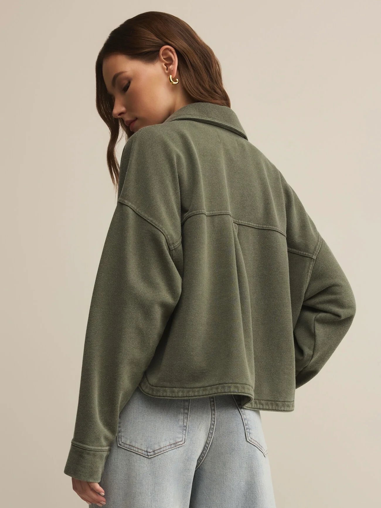 {Z Supply} All Day Cropped Knit Jacket