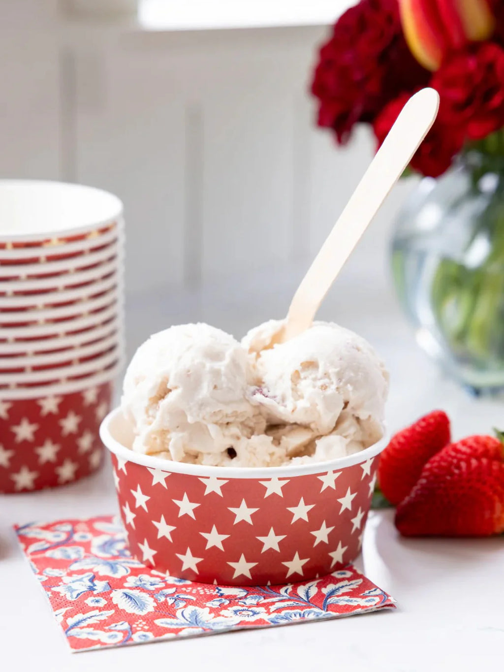 My Mind's Eye Hamptons Floral Cocktail Napkin