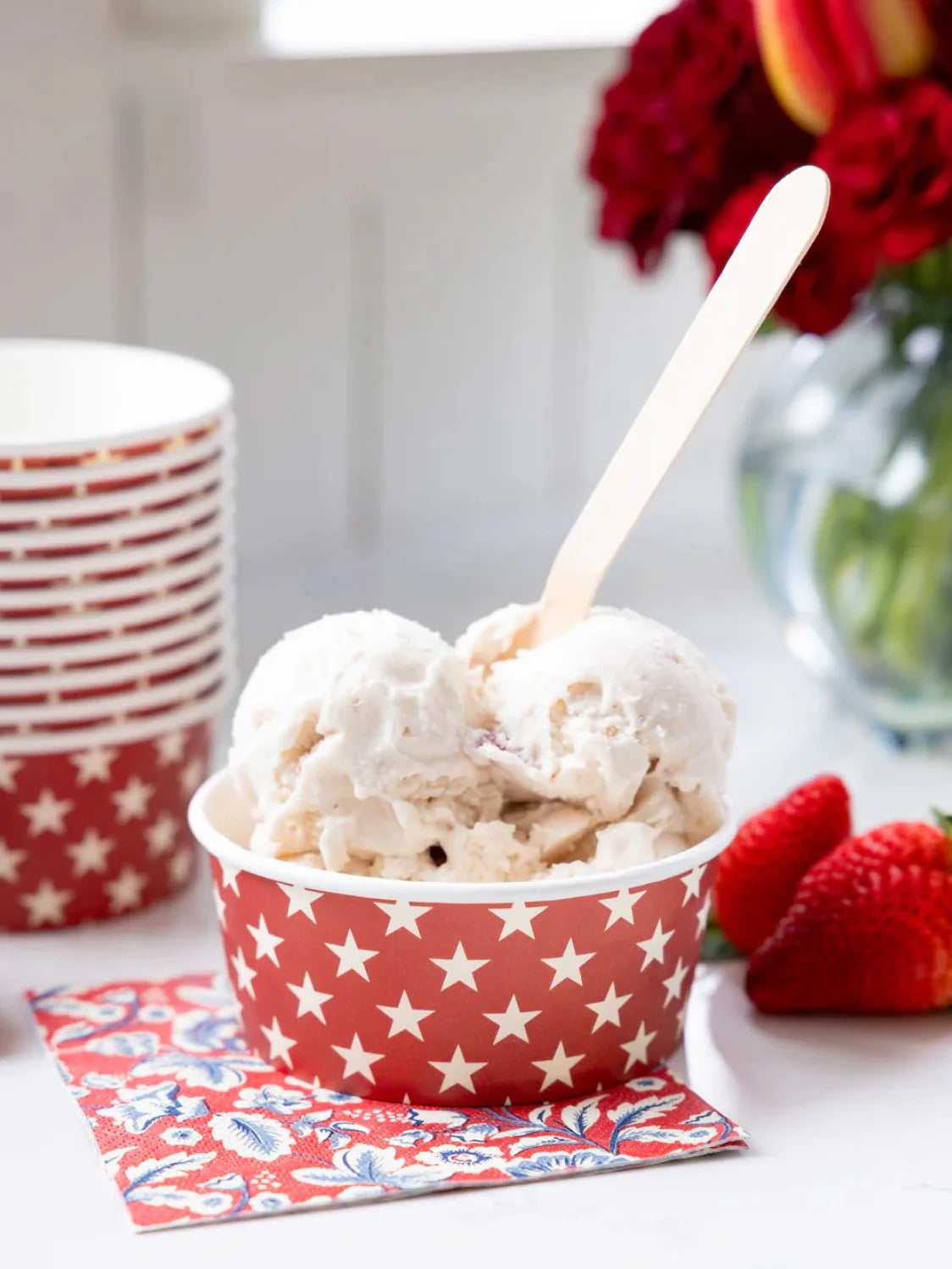 My Mind's Eye Hamptons Floral Cocktail Napkin