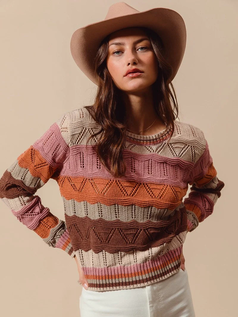 Alice Wavy Stripe Sweater