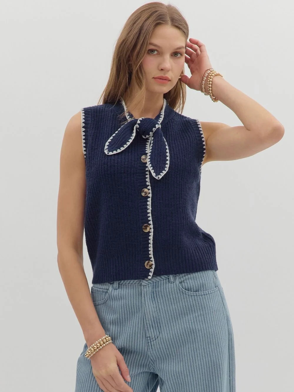 Patty Tie Sweater Top