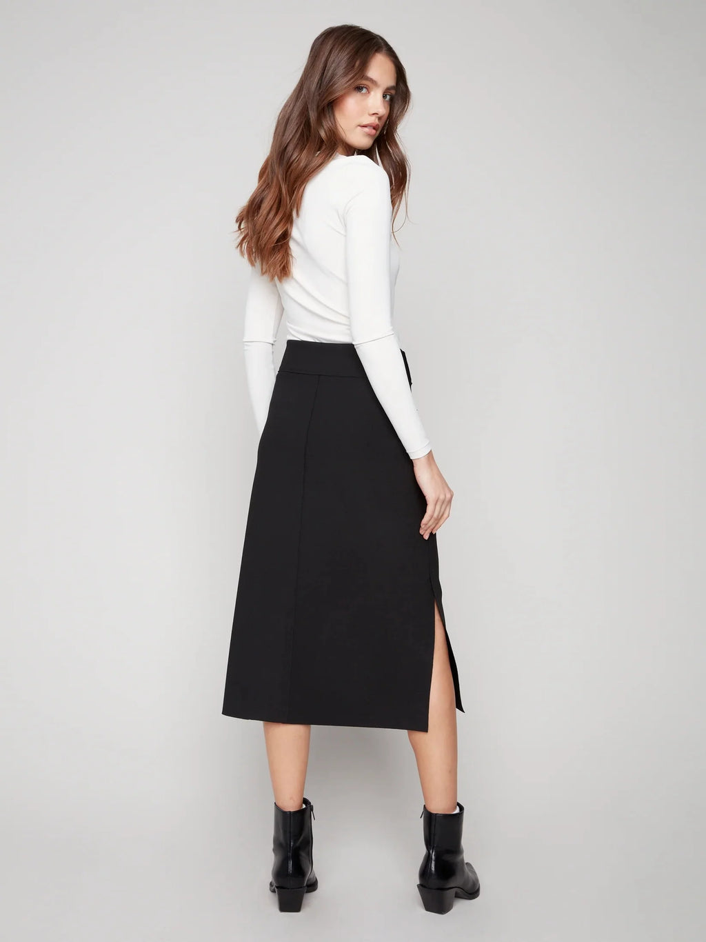 Gusty Crepe Skirt