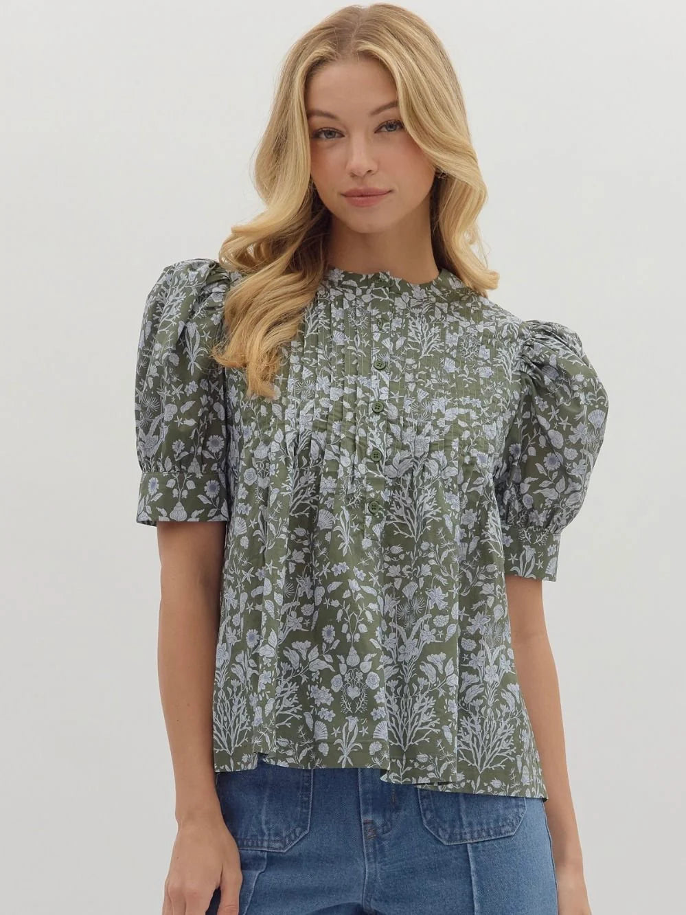 Cathie Puff Sleeve Top