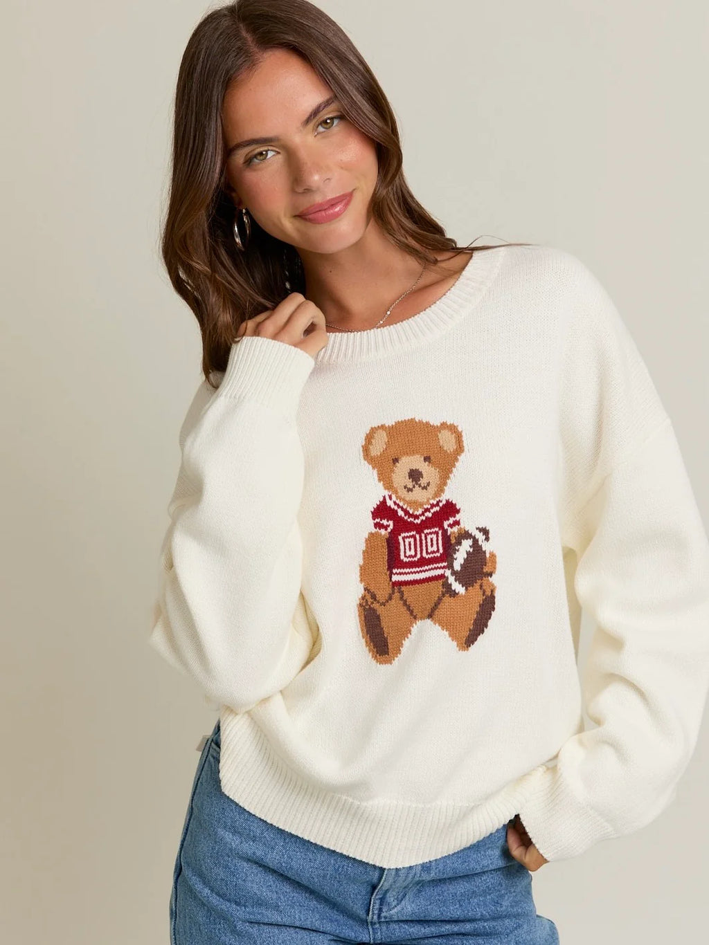 Teddy Football Sweater