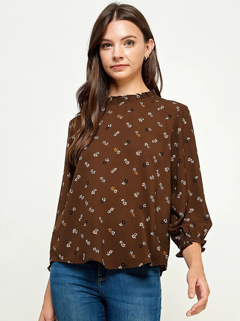 Ditsy Fall Top