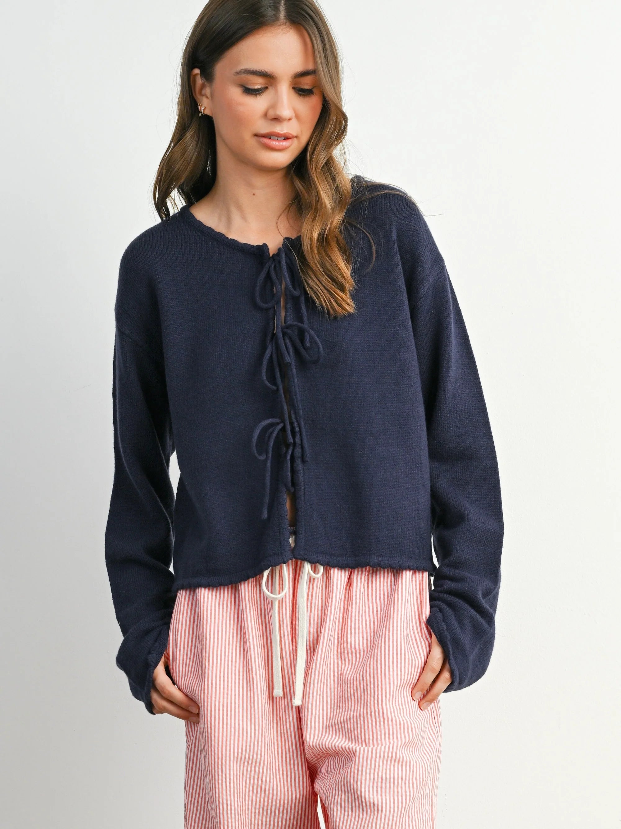 Tina Tie Front Cardigan