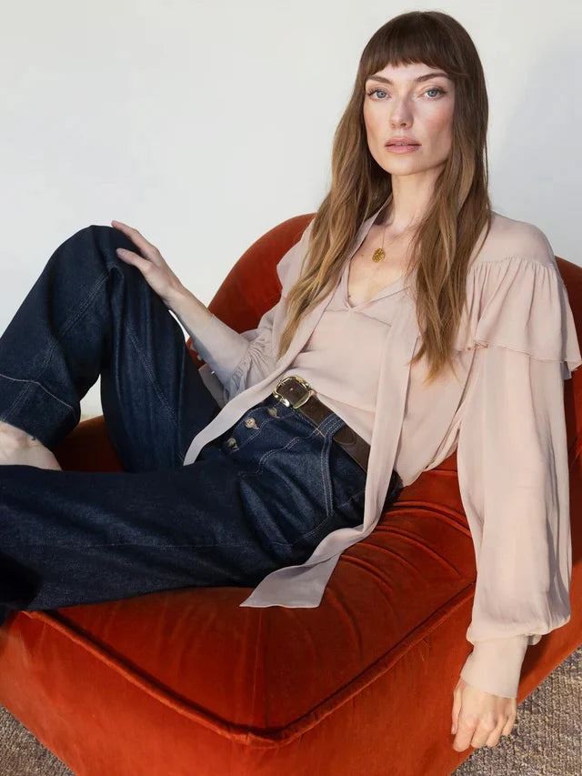 {Sanctuary} All Day Long Calf Hair Belt