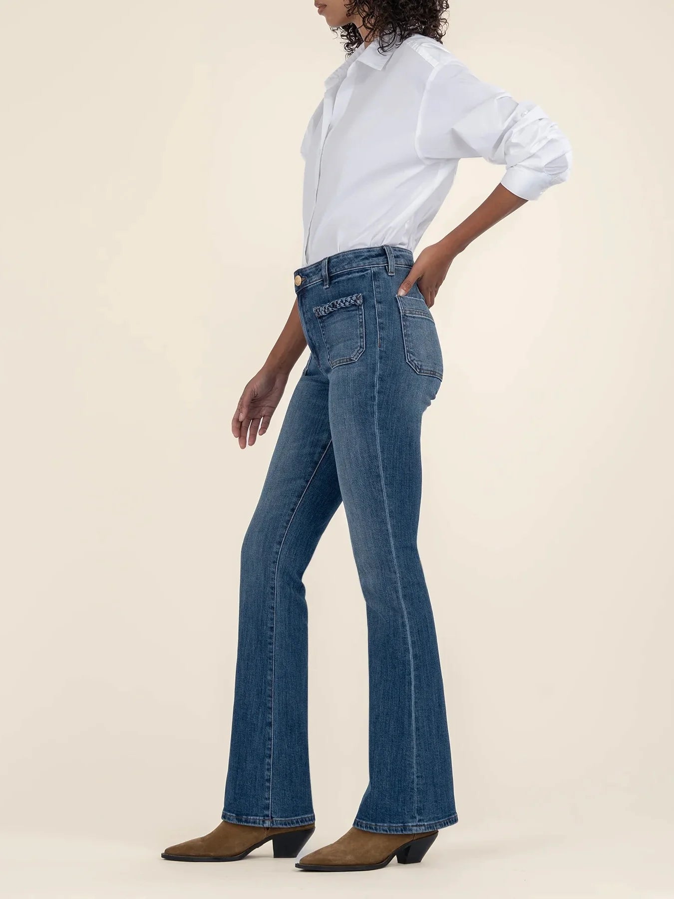 Kut Jeans : Ana High Rise Front Patch Pocket