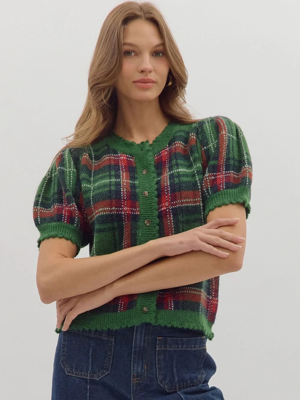 Plaid Times Cardigan