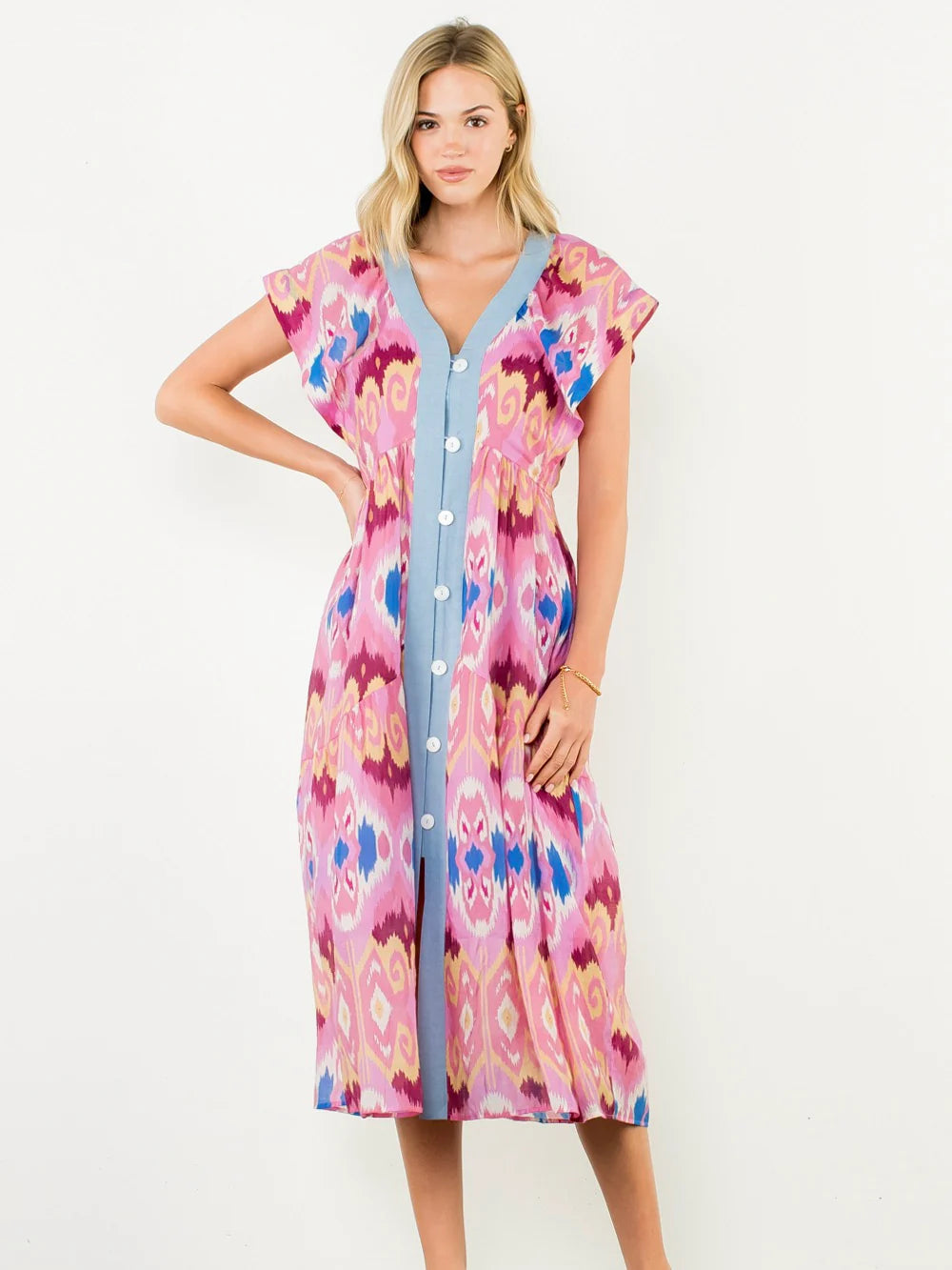 Wavelength Midi Dress