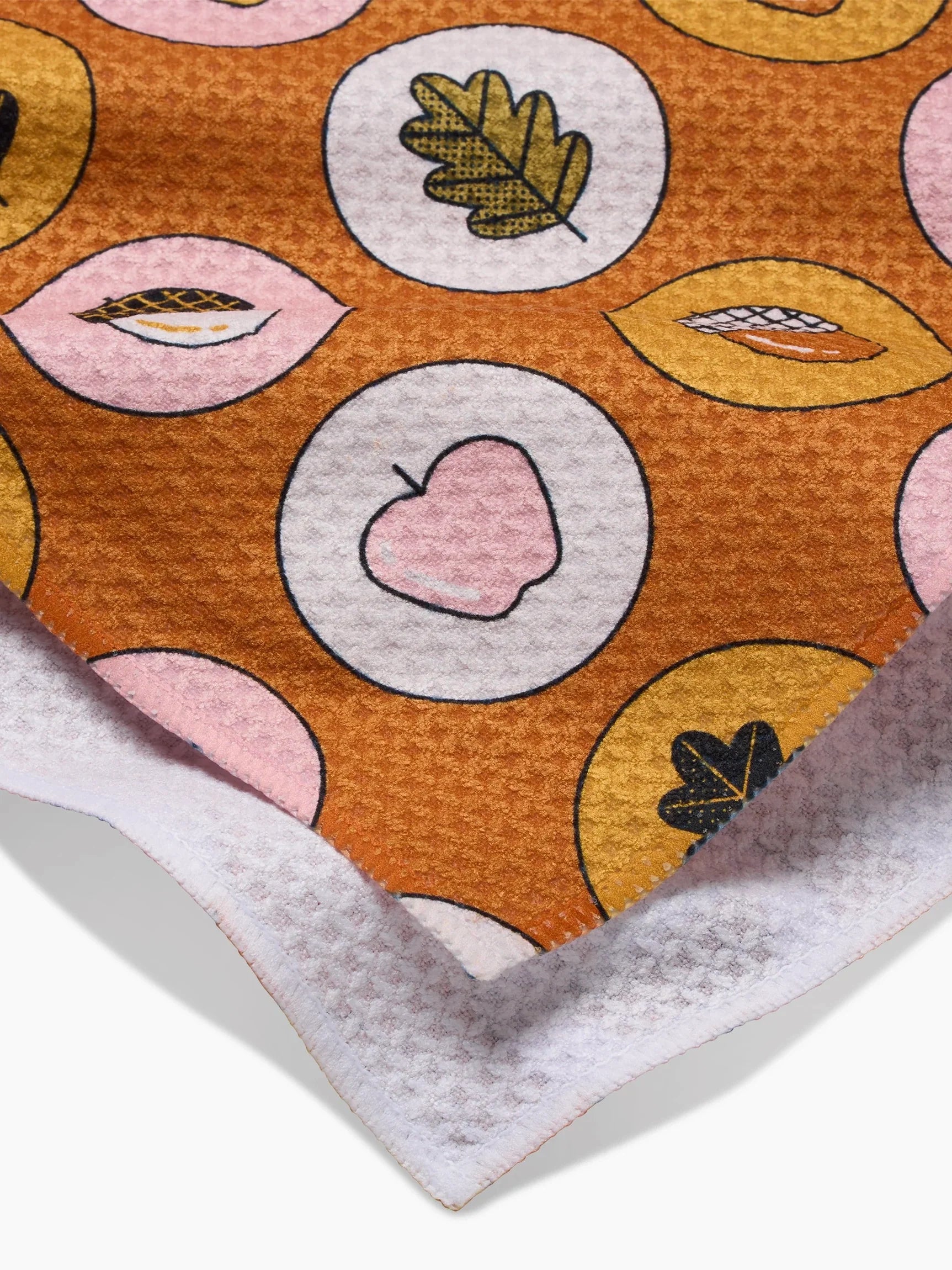 Geometry Tea Towel- Apples Acorns