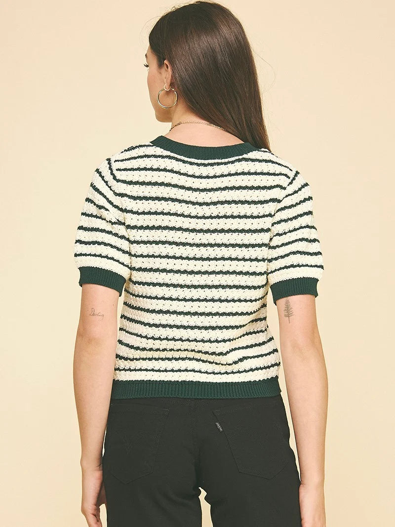 Dayna Short Sleeve Sweater