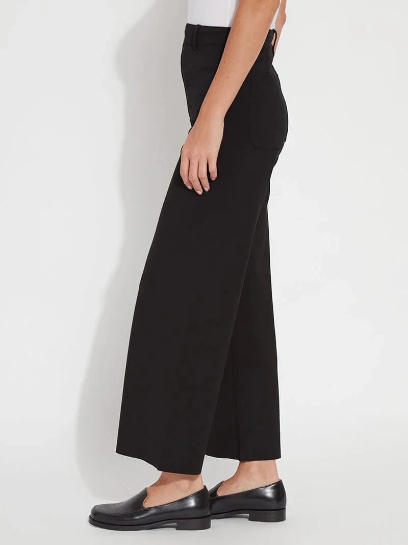 Erin High Waist Wide Leg Ponte Pant