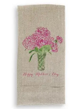French Graffiti Linen Towel